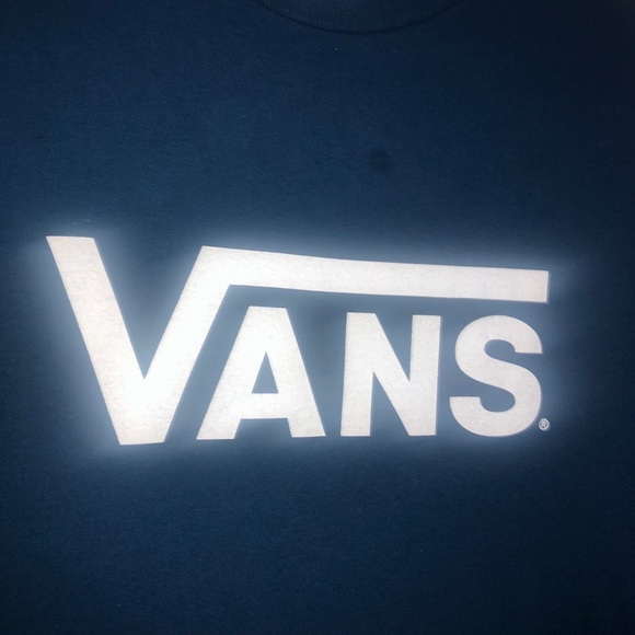 🇺🇸 VANS Navy Blue Short Sleeve T-Shirt, Size Large - Picture 3 of 3